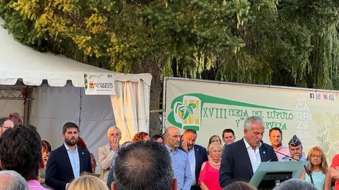 Carrizo de la Ribera celebra su XVIII Feria del Lúpulo y la Cerveza con el respaldo del delegado del Gobierno Nicanor Sen.