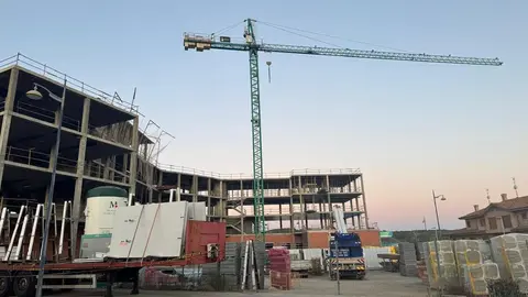 Imagen del avance de las obras de la nueva residencia universitaria de La Serna.