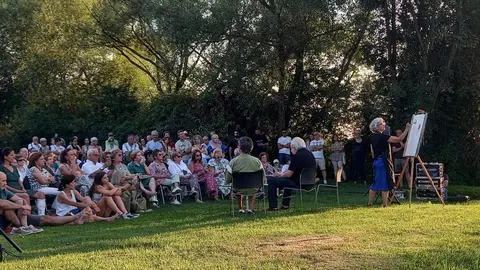 Asistimos, afortunados, a la presentación en la sede de la Fundación Cerezales Antonino y Cinia de la primorosa reedición por parte de Editorial Nórdica del libro 'La Lentitud de los Bueyes' de Julio Llamazares. (Jesús Ferrero)