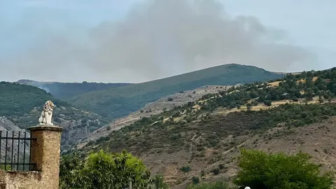 Incendio de nivel 1 en Olleros de Alba. Foto: Campillo.