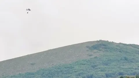Incendio de nivel 1 en Olleros de Alba. Foto: Campillo.