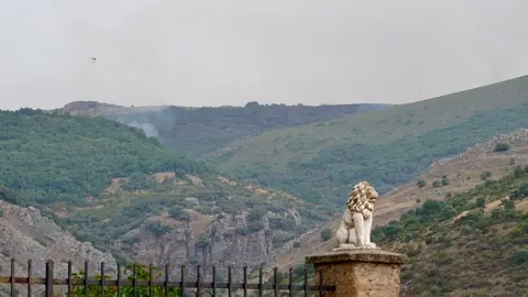Incendio de nivel 1 en Olleros de Alba. Foto: Campillo.