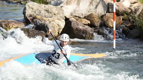 El canal de Sabero – Alejico acoge el XXXI Campeonato de España con 288 salidas y un nivel técnico de altura. David Llorente y Leire Goñi, campeones en K1, y Miquel Travé y Nuria Vilarrubla, vencedores en C1.