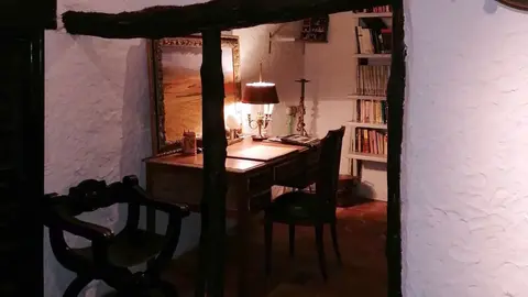 Casa de Doña Sancha, en Covarrubias (Burgos), donde se hacen visitas teatralizadas.