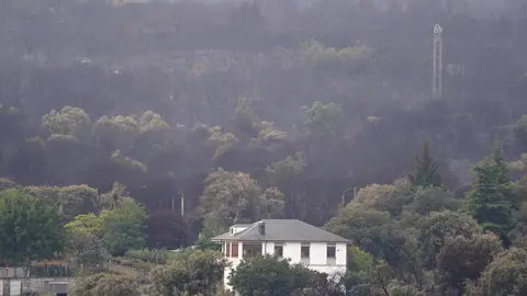 Vuelven a sus casas los vecinos desalojados por el incendio en Yeres excepto el pueblo de Voces. Las Médulas, Orellán y Carucedo así como Borrenes y Chana, que estaban confinados, vuelven a su hogar. Foto: César Hornija.
