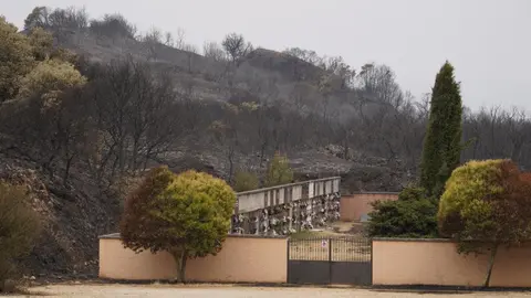 Efectos incendio en Las Médulas.