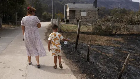 Efectos incendio en Las Médulas.