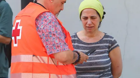 Palacios del Sil recibe a parte de los desalojados por el incendio de Salientes. Foto: César Hornija