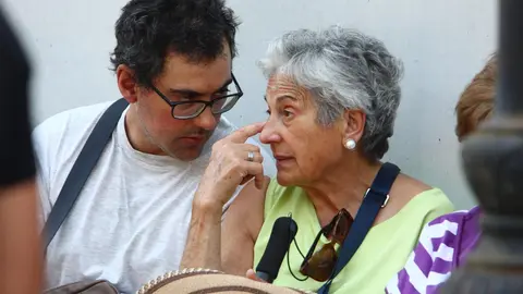 Palacios del Sil recibe a parte de los desalojados por el incendio de Salientes. Foto: César Hornija