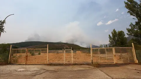 Incendio en Anllares del Sil y Orallo. La provincia de León vive un momento dramático en los incendios. Fotos: César Hornija