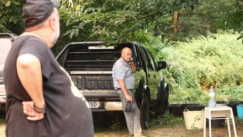 Incendio en Anllares del Sil y Orallo. La provincia de León vive un momento dramático en los incendios. Fotos: César Hornija