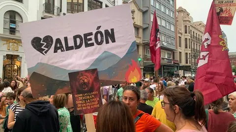 Más de un millar de personas exigen en el centro de León el 'Nivel 3' y las dimisiones de Mañueco y Suárez-Quiñones