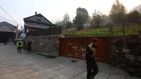Incendio en Colinas del Campo de Martín Moro Toledano perteneciente al municipio de Igüeña (León)