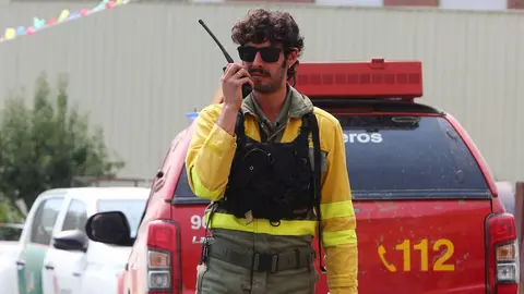 Incendio en Colinas del Campo de Martín Moro Toledano perteneciente al municipio de Igüeña (León)