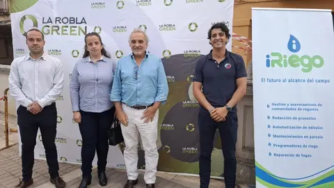 El equipo de La Robla Green, patrocinador del evento.