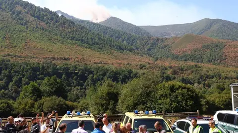 El presidente del Gobierno visita Asturias y respalda un pacto de estado mientras una ola de fuegos afecta a León y otras provincias. Pool Heraldo de León