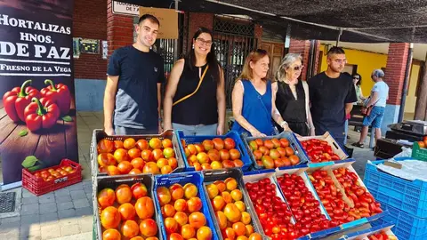 Celebración de la XXXVI Feria del Tomate de la localidad de Mansilla de las Mulas, (León). Foto: M.A. García.