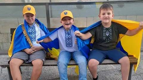 Concentración Día de la Independencia de Ucrania en León. Foto: AALUD