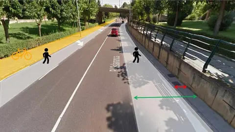 El PP propone mejoras en el Puente Martín Granizo para garantizar la seguridad de ciclistas y peatones. Los populares plantean una nueva intervención en el Paseo de Salamanca dentro de los presupuestos municipales de 2026.