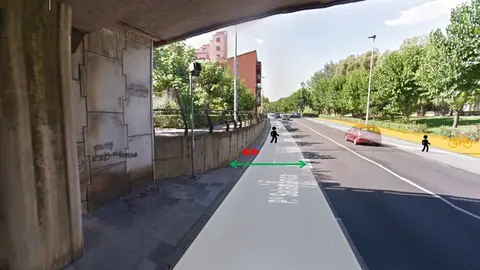 El PP propone mejoras en el Puente Martín Granizo para garantizar la seguridad de ciclistas y peatones. Los populares plantean una nueva intervención en el Paseo de Salamanca dentro de los presupuestos municipales de 2026.