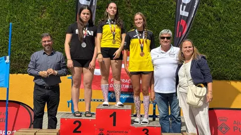 María Urruchi, campeona de España.