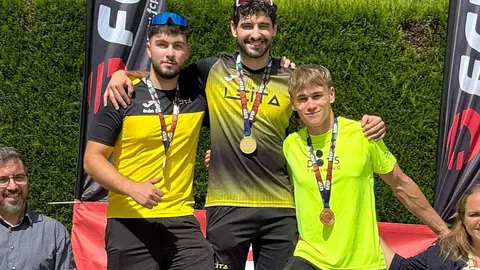 Sergio Menéndez, campeón de España.