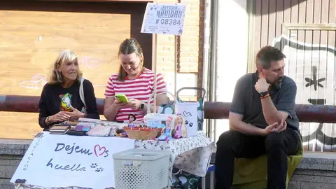 Éxito de la ReMásQFiesta en León con el lema 'Por un León más animal'. La plaza San Salvador del Nido reunió a decenas de personas en apoyo al Banco de Alimentos para Animales de Familias sin Recursos. Reportaje gráfico de Marien del Canto.