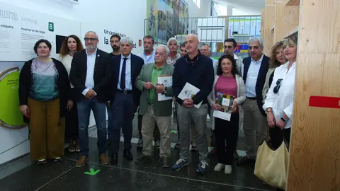 El consejero de Cultura, Turismo y Deporte, Gonzalo Santonja (C), preside la reunión del Equipo Técnico Interdisciplinar de Recuperación de las Médulas. Foto: César Sánchez.
