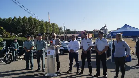 Presentación del balance del plan Seguridad Jacobea 2025 en el Camino de Santiago a su paso por León.