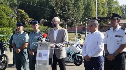Presentación del balance del plan Seguridad Jacobea 2025 en el Camino de Santiago a su paso por León.