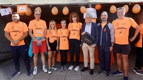 Carrera solidaria 'Corre por la Vida', organizada por la Asociación Leonesa con las Enfermedades de la Sangre, Alcles. Foto: Campillo.