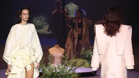 Desfile de la diseñadora Leonesa, María Lafuente en la Mercedes - Benz Fashion Week.