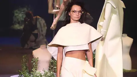 Desfile de la diseñadora Leonesa, María Lafuente en la Mercedes - Benz Fashion Week.