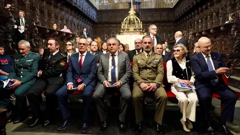 El presidente de la Conferencia Episcopal Española y arzobispo de Valladolid, Luis Argüello, preside en Astorga la ceremonia de coronación canónica de la imagen de Nuestra Señora de los Dolores. Fotos: Campillo