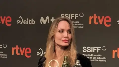 Angelina Jolie en el Festival Internacional de Cine de San Sebastián
