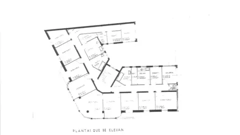 Planos originales del edificio de Ramón y Cajal 38. Foto: Decomomo