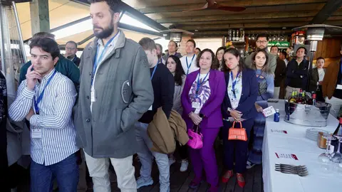El alcalde de León, José Antonio Diez, asiste a la presentación de campaña ‘Los valientes de León’, una iniciativa que quiere dar visibilidad al talento y a la innovación de los emprendedores de la provincia. Foto: Campillo