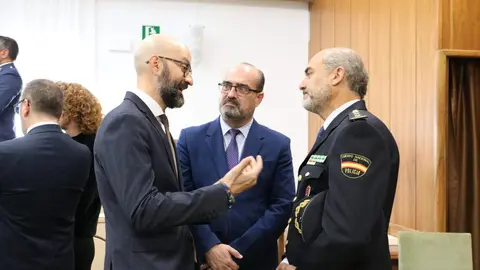 La rectora de la Universidad de León, Nuria González, preside el acto de apertura del curso académico 2025-2026 de la institución académica, al que asisten, entre otros, la consejera de Educación, Rocío Lucas, el presidente de las Cortes de Castilla y León, Carlos Pollán, o el alcalde de León, José Antonio Diez. Foto: Peio García | Universidad de León | AytoLeón