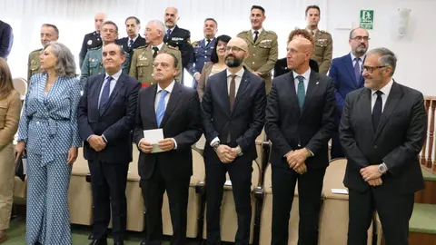 La rectora de la Universidad de León, Nuria González, preside el acto de apertura del curso académico 2025-2026 de la institución académica, al que asisten, entre otros, la consejera de Educación, Rocío Lucas, el presidente de las Cortes de Castilla y León, Carlos Pollán, o el alcalde de León, José Antonio Diez. Foto: Peio García | Universidad de León | AytoLeón