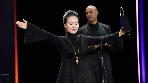 Zhao Xiaohong, Concha de Plata a la mejor interpretación protagonista ('JIANYU LAIDE MAMA'). Foto: SSIFF/Ulises Proust