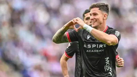 El equipo leonés se hace con la victoria gracias a un gol de Collado y a un extraordinario trabajo defensivo.