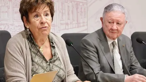 La concejala de Acción y Promoción Cultural, Elena Aguado, presenta el XIV Festival Internacional de Música de Cámara Fundación Monteleón. Estará acompañada del vicepresidente de la Fundación MonteLeón, Ángel Valencia, y de la directora artística del Festival, Carmen Mayo. Foto: Campillo.