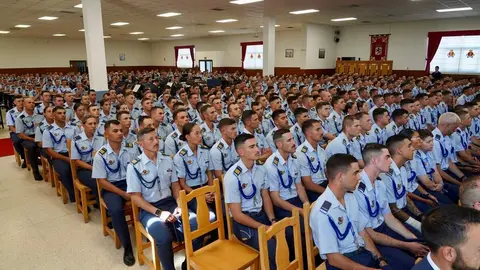 Acto de Apertura Oficial del Curso Académico 2025/2026 en la Academia Básica del Aire y del Espacio (ABA). Foto: Campillo.