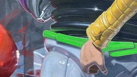 El conocido artista urbano Da2.0 vinculado a León firma un nuevo y especular mural con los protagonistas de Toy Story en la localidad palentina de Guardo. Foto: Da2.0