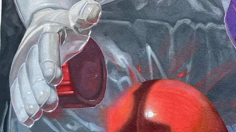 El conocido artista urbano Da2.0 vinculado a León firma un nuevo y especular mural con los protagonistas de Toy Story en la localidad palentina de Guardo. Foto: Da2.0