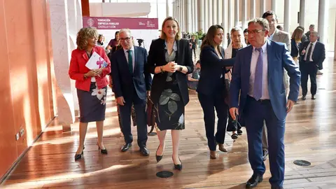 La vicepresidenta de la Junta de Castilla y León y consejera de Familia e Igualdad de Oportunidades, Isabel Blanco, inaugura la V edición de ''FP Talks'' de la Fundación Empresa Familiar de Castilla y León. Foto: Miriam Chacón