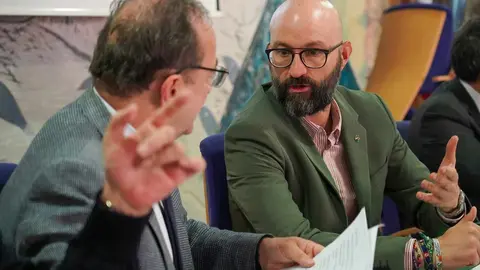 El presidente nacional de la Agrupación de los Cuerpos de la Administración de Instituciones Penitenciarias, José Ramón López Santamaría, inaugura el X Congreso Legionense Penitenciario, organizado por Acaip en colaboración con la Universidad de León