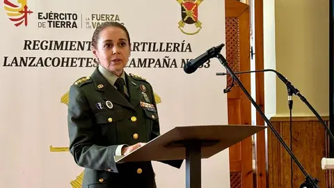 La ministra de Defensa, Margarita Robles, visita el Regimiento de Artillería Lanzacohetes de Campaña (Ralca 63) del Ejército de Tierra, con sede en el Acuartelamiento Santocildes de Astorga.