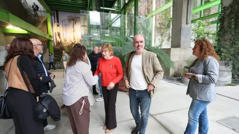 El secretario general de CCOO, Unai Sordo, este jueves en Ponferrada.