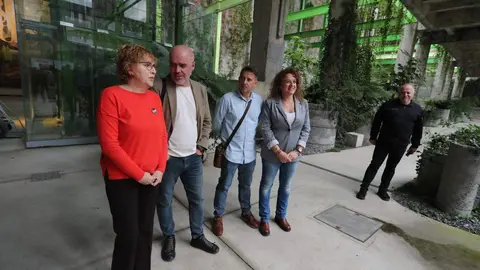 El secretario general de CCOO, Unai Sordo, este jueves en Ponferrada.